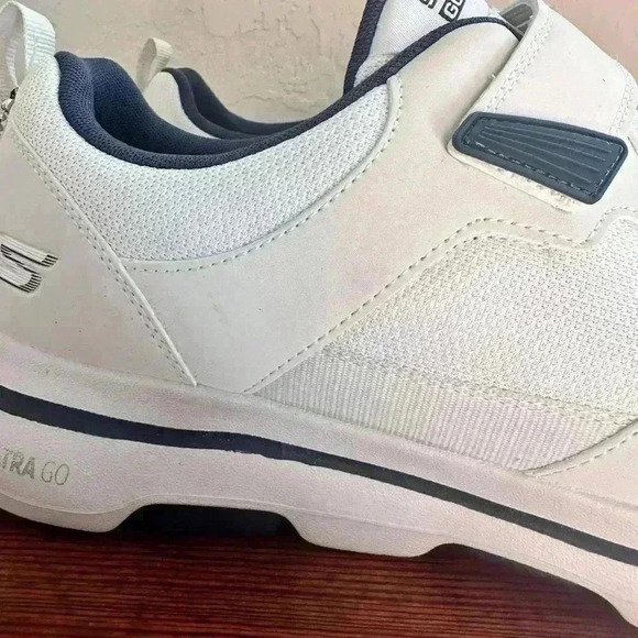 SKECHERS | Men's size 13 EWW Go Walk 5 Wistful Shoes Sneakers White Athletic - Picture 4 of 11